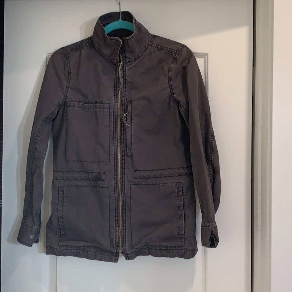 Madewell Cargo Jacket with distressed details